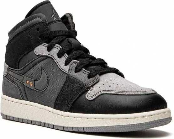 Jordan Kids Air Jordan 1 Mid SE Craft sneakers Zwart