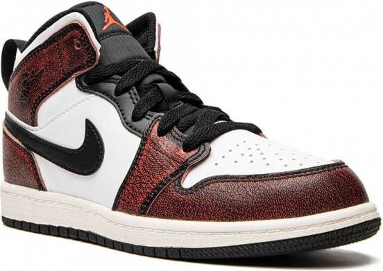 Jordan Kids Air Jordan 1 Mid SE high-top sneakers Zwart