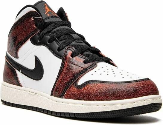 Jordan Kids Air Jordan 1 Mid SE sneakers Wit