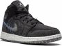 Jordan Kids Air Jordan 1 Mid SE sneakers Zwart - Thumbnail 1