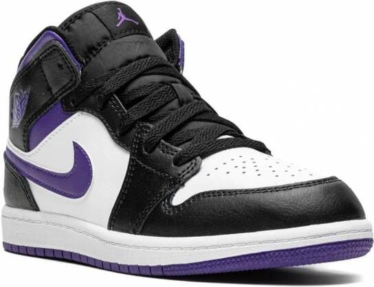 Jordan Kids Air Jordan 1 Mid sneakers Zwart