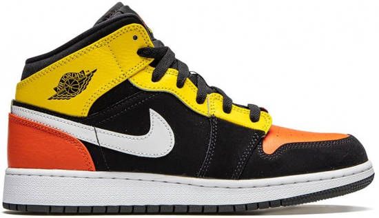 Jordan Kids Air Jordan 1 sneakers Zwart