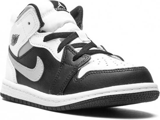 Jordan Kids Air Jordan 1 mid-top sneakers Zwart