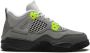 Jordan Kids Air Jordan 4 Retro Neon sneakers Grijs - Thumbnail 1