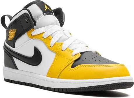 Jordan Kids Jordan 1 Mid "Ochre" sneakers Zwart