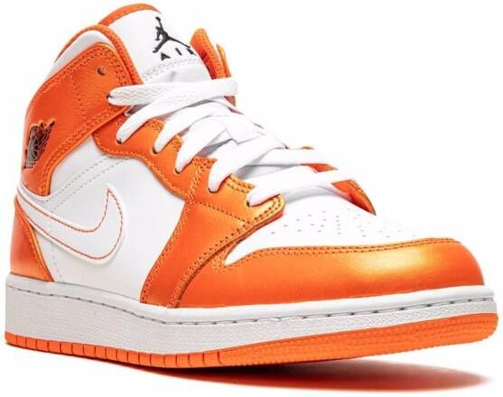 Jordan Kids Jordan 1 Mid SE sneakers Oranje