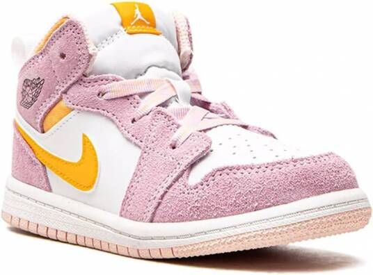 Jordan Kids Jordan 1 Mid SE sneakers Roze