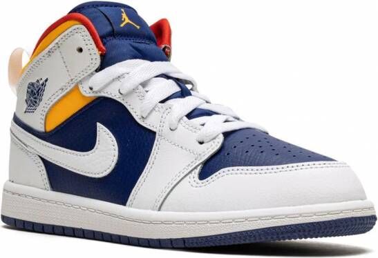 Jordan Kids Jordan 1 Mid sneakers Wit