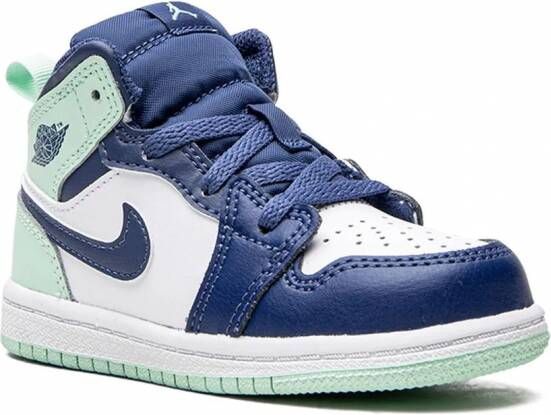 Jordan Kids Jordan 1 mid-top sneakers Wit