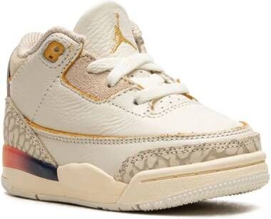 Jordan Kids x J Balvin Air Jordan 3 sneakers Beige