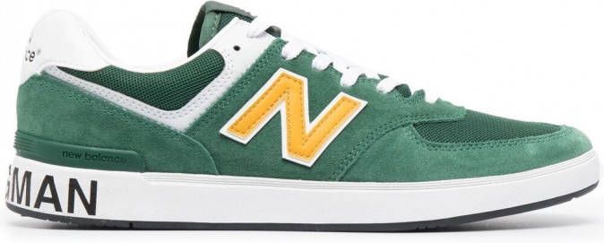 Junya Watanabe MAN Sneakers met logopatch Groen