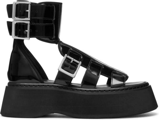 Junya Watanabe Sandalen met bandjes Zwart