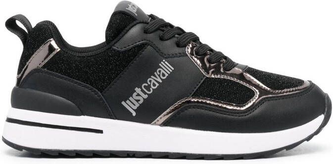 Just Cavalli Metallic sneakers Zwart