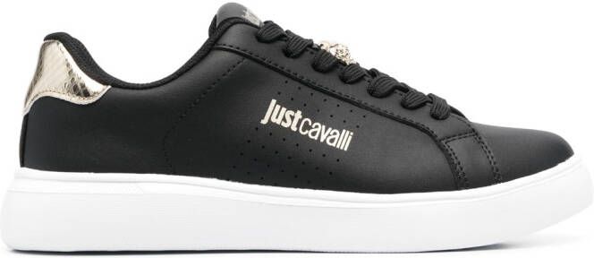 Just Cavalli Metallic sneakers Zwart