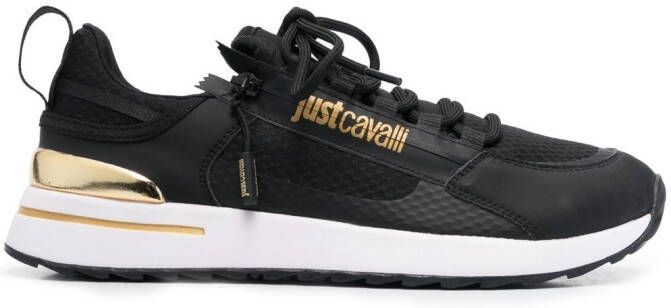 Just Cavalli Sneakers met logoprint Zwart