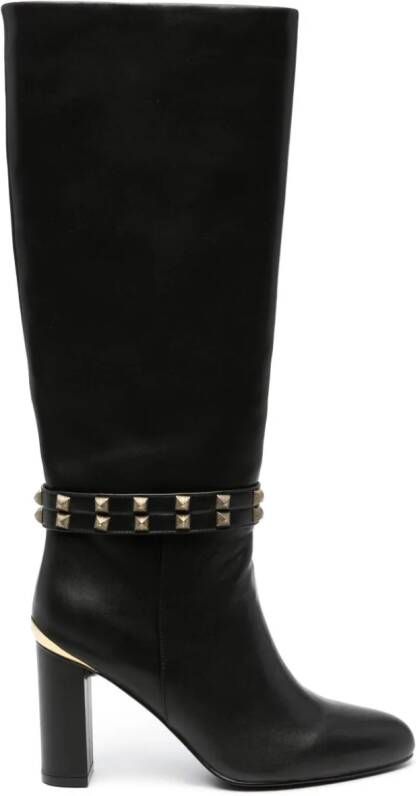 Just Cavalli Knielaarzen met studs Zwart