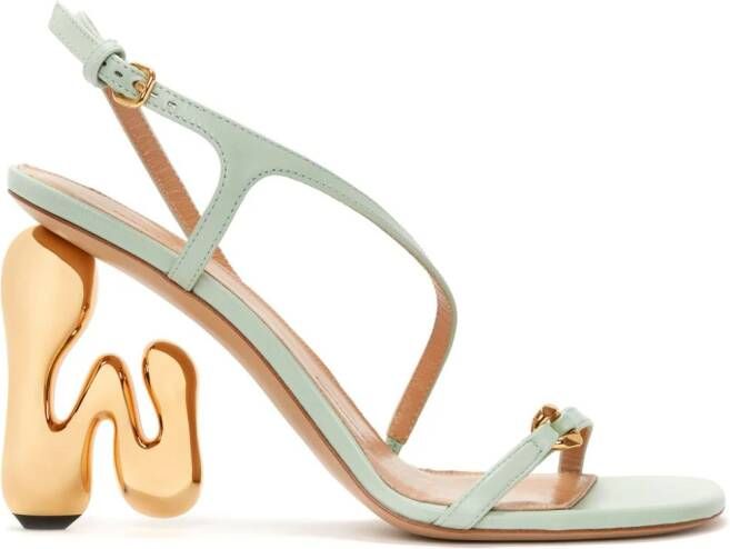 JW Anderson Bubble sandalen met hoge hak Groen