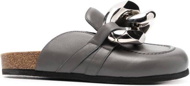 JW Anderson Loafers met kettingdetail Grijs