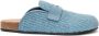 JW Anderson Geweven raffia loafer muiltjes Blauw - Thumbnail 1