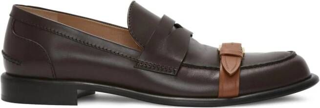 JW Anderson Leren loafers Bruin