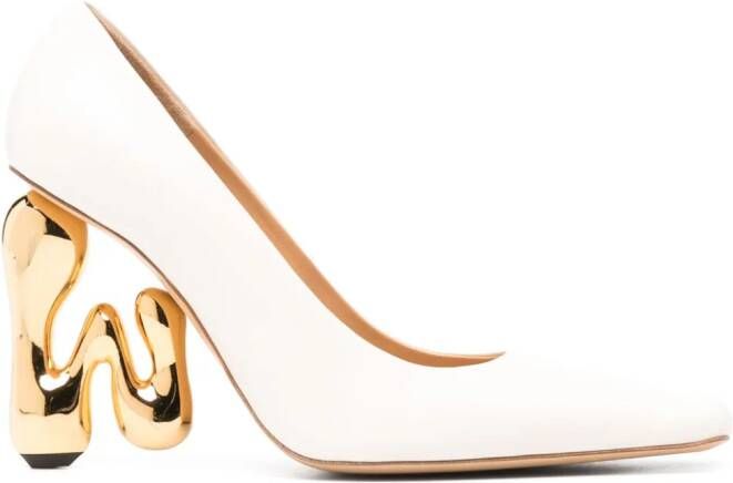 JW Anderson Leren pumps Wit