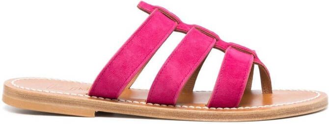 K. Jacques Sandalen met open neus Roze