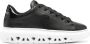 Karl Lagerfeld Ikonik Karl leren sneakers Zwart - Thumbnail 1