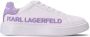 Karl Lagerfeld Injekt sneakers met logo Paars - Thumbnail 1