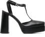 Karl Lagerfeld Jeans Soiree leren pumps Zwart - Thumbnail 1