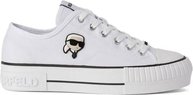 Karl Lagerfeld Ikonik NFT Kampus Max sneakers Wit