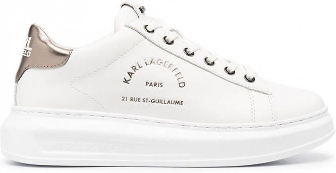 Karl Lagerfeld Kapri Maison sneakers met chunky zool Wit