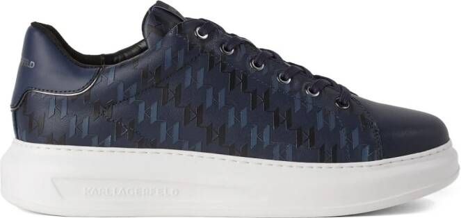 Karl Lagerfeld Dualtone Kapri leren sneakers Blauw