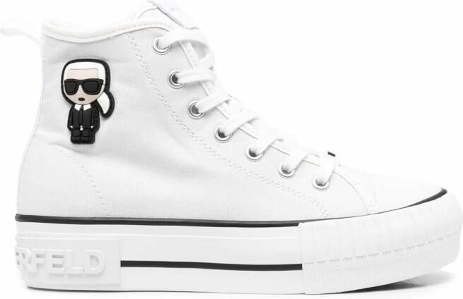 Karl Lagerfeld Karl high-top sneakers Wit