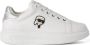 Karl Lagerfeld Ikonik NFT Kapri leren sneakers Wit - Thumbnail 1