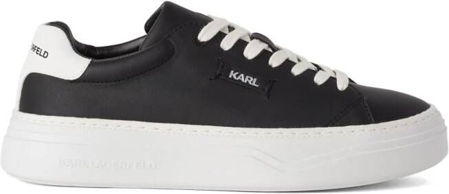 Karl Lagerfeld Konvert sneakers met logo-applicatie Zwart