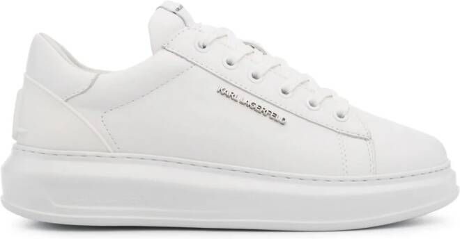 Karl Lagerfeld Leren sneakers Wit