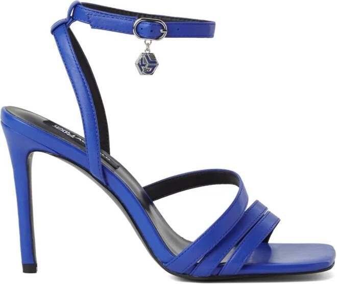 Karl Lagerfeld Sandalen met logo-bedel Blauw