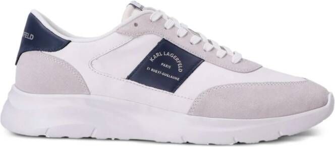 Karl Lagerfeld Serger leren sneakers Wit