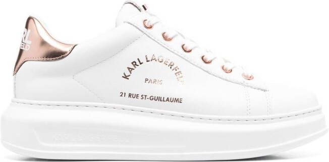 Karl Lagerfeld Sneakers met logoprint Wit