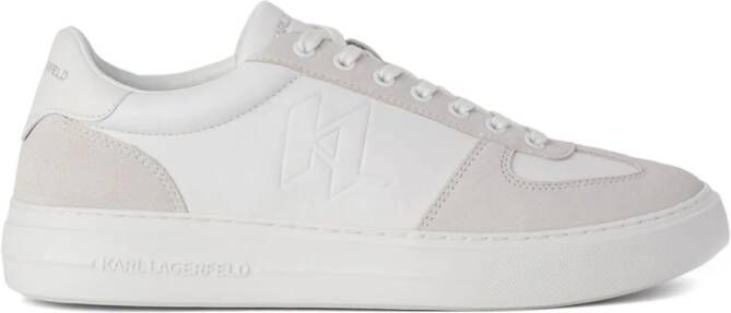 Karl Lagerfeld Monogram T Kap sneakers Wit