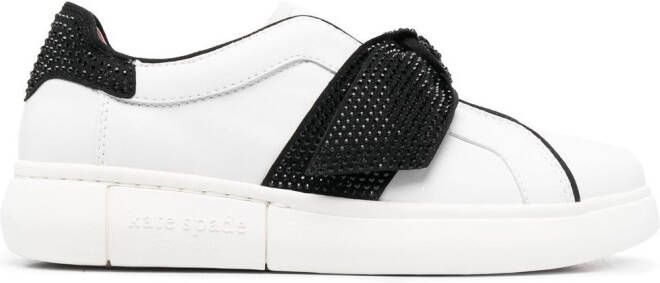 Kate Spade Sneakers verfraaid met kristallen Wit