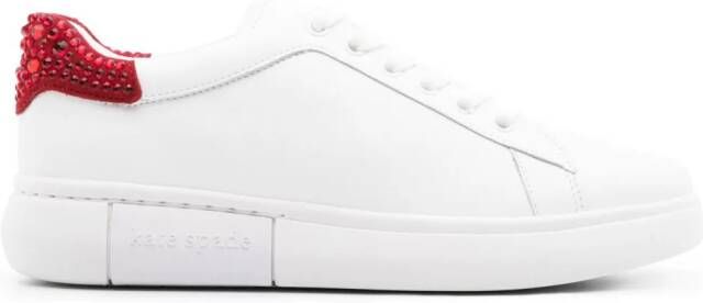 Kate Spade Lift sneakers verfraaid met kristallen Wit