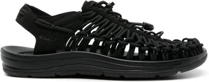 KEEN FOOTWEAR Uneek sandalen met twee koorden Zwart