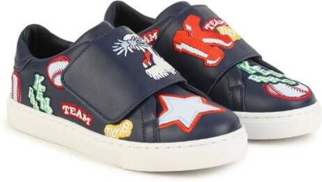 Kenzo Kids Low-top sneakers Blauw