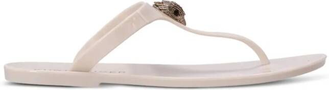 KG Kurt Geiger Maddison T teenslippers Wit