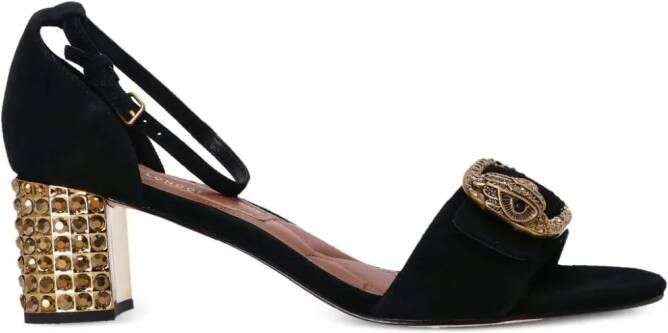 Kurt Geiger London Mayfair Court sandalen verfraaid met kristallen Zwart