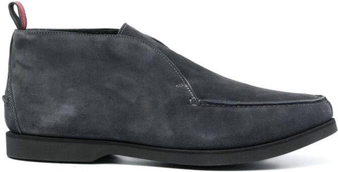 Kiton Suède derby schoenen Grijs