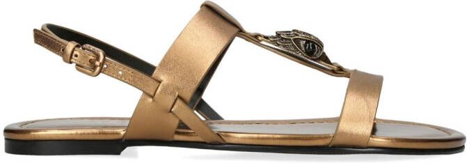 Kurt Geiger London Hampton metallic sandalen Goud