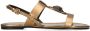 Kurt Geiger London Hampton metallic sandalen Goud - Thumbnail 1