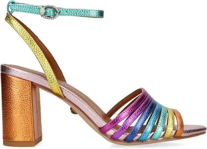 Kurt Geiger London Pierra metallic sandalen Oranje